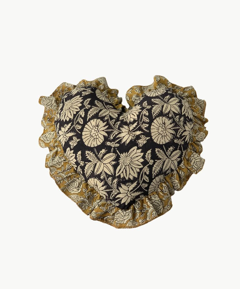 Botanical Heart Pillow