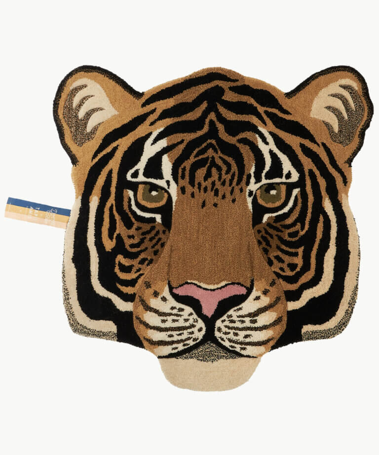 Tapis Tête Rajah Tiger Large