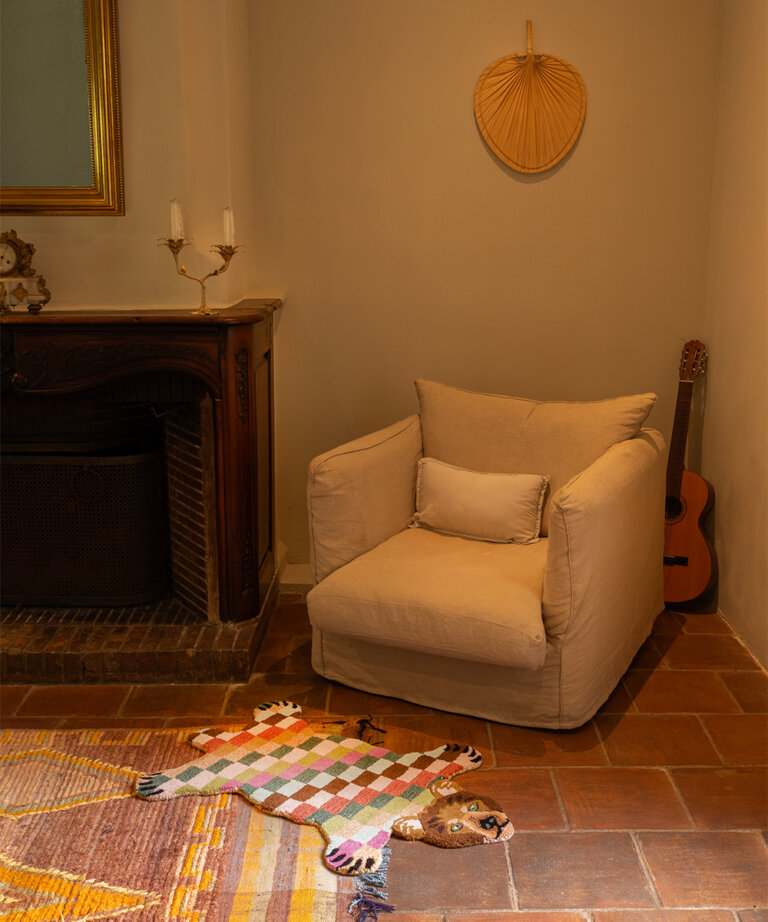Tapis Archie Ours à Carreaux Small
