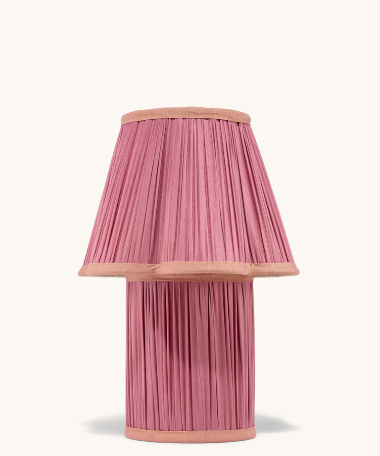Myra Lamp Small Silk Fuchsia