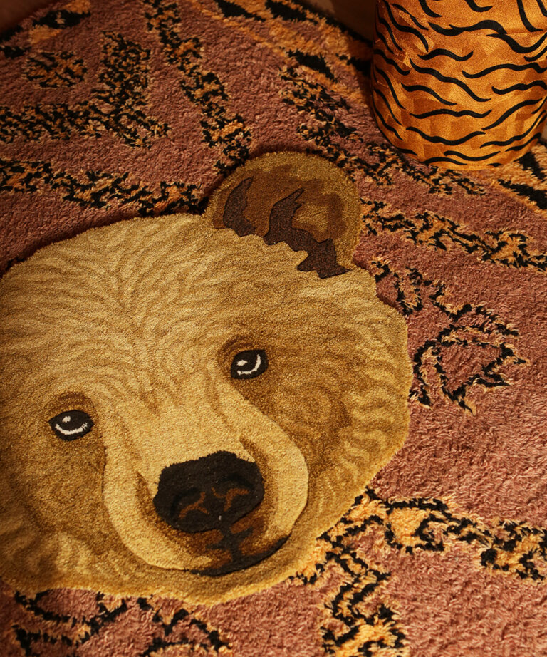 Tapis Tête Bruno d’Ours Grand