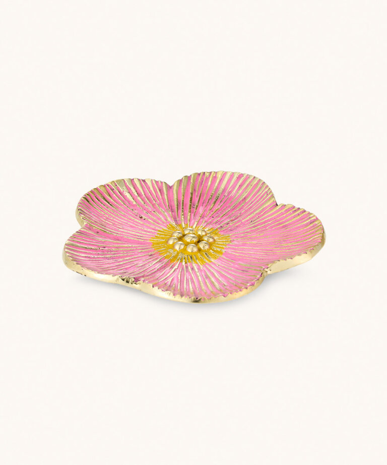 Plateau Fleur Faye Grand Rose