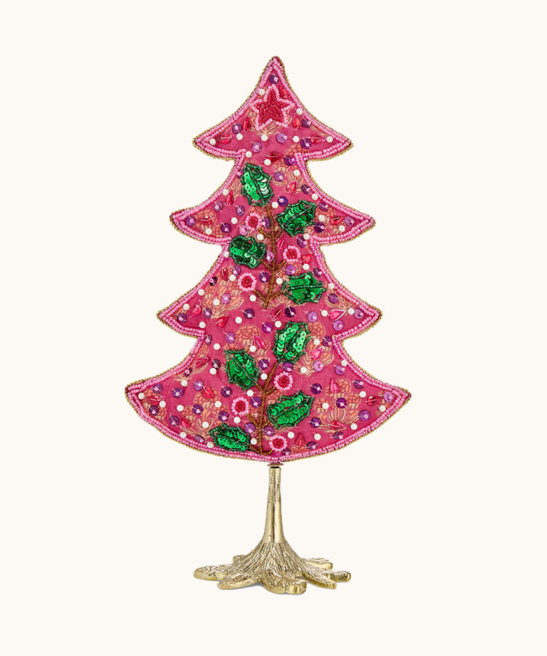 Sapin de Noël Whimsy Moyen Rose